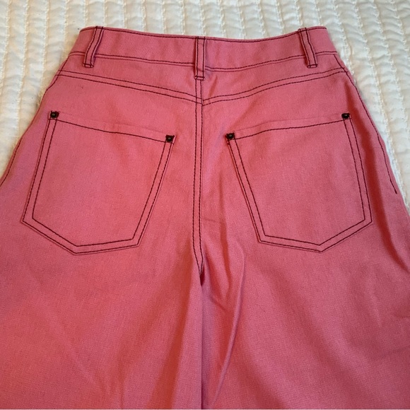 Kate Spade Heather Basket Weave Wide Leg Pant Size 00 - Picture 6 of 11